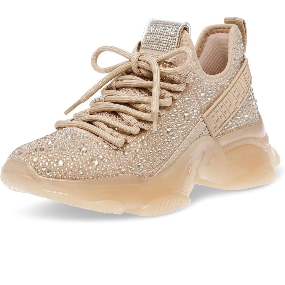 Nude/Tan Rhinestone Maximas Steve Madden